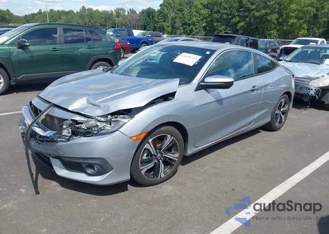 2017 Honda Civic Touring z USA, uszkodzony, nr VIN 2HGFC3B90HH358545